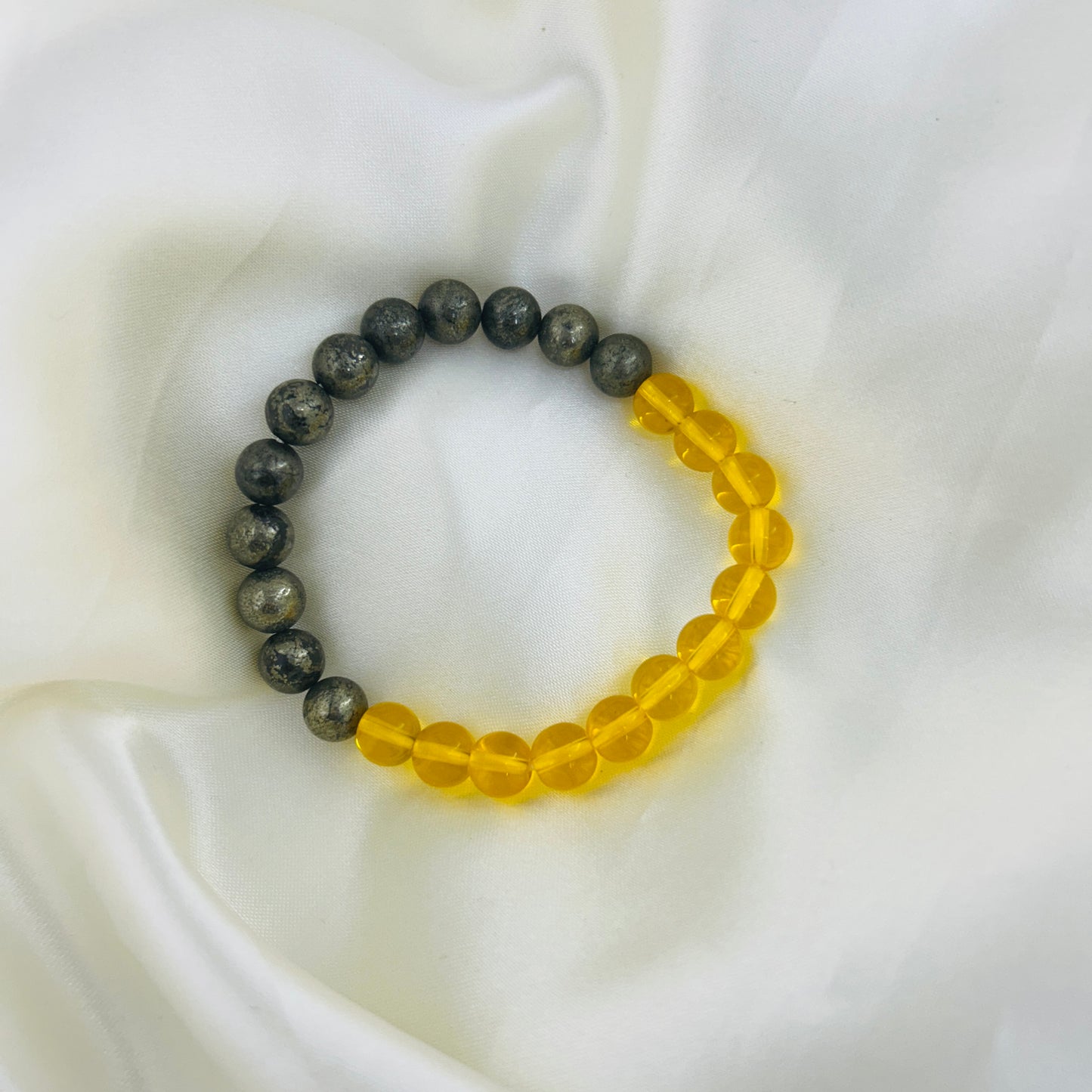 Money Magnet Bracelet – Pyrite & Citrine - The Golden Magnet