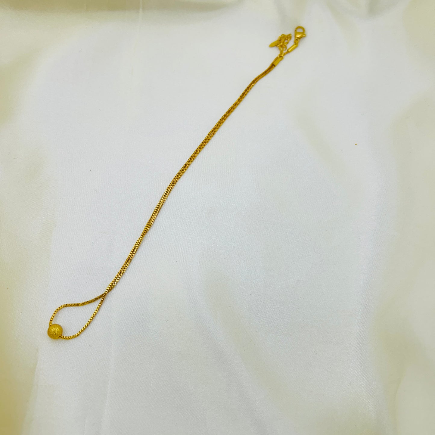 Golden Grace Chain with Minimal Gold bead at centre