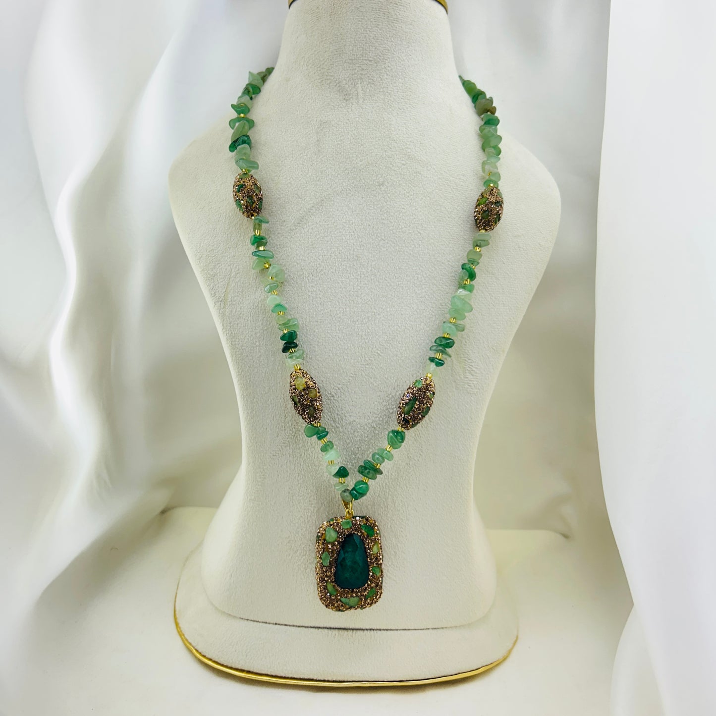 Emerald Grace Reversible Pendant Haara