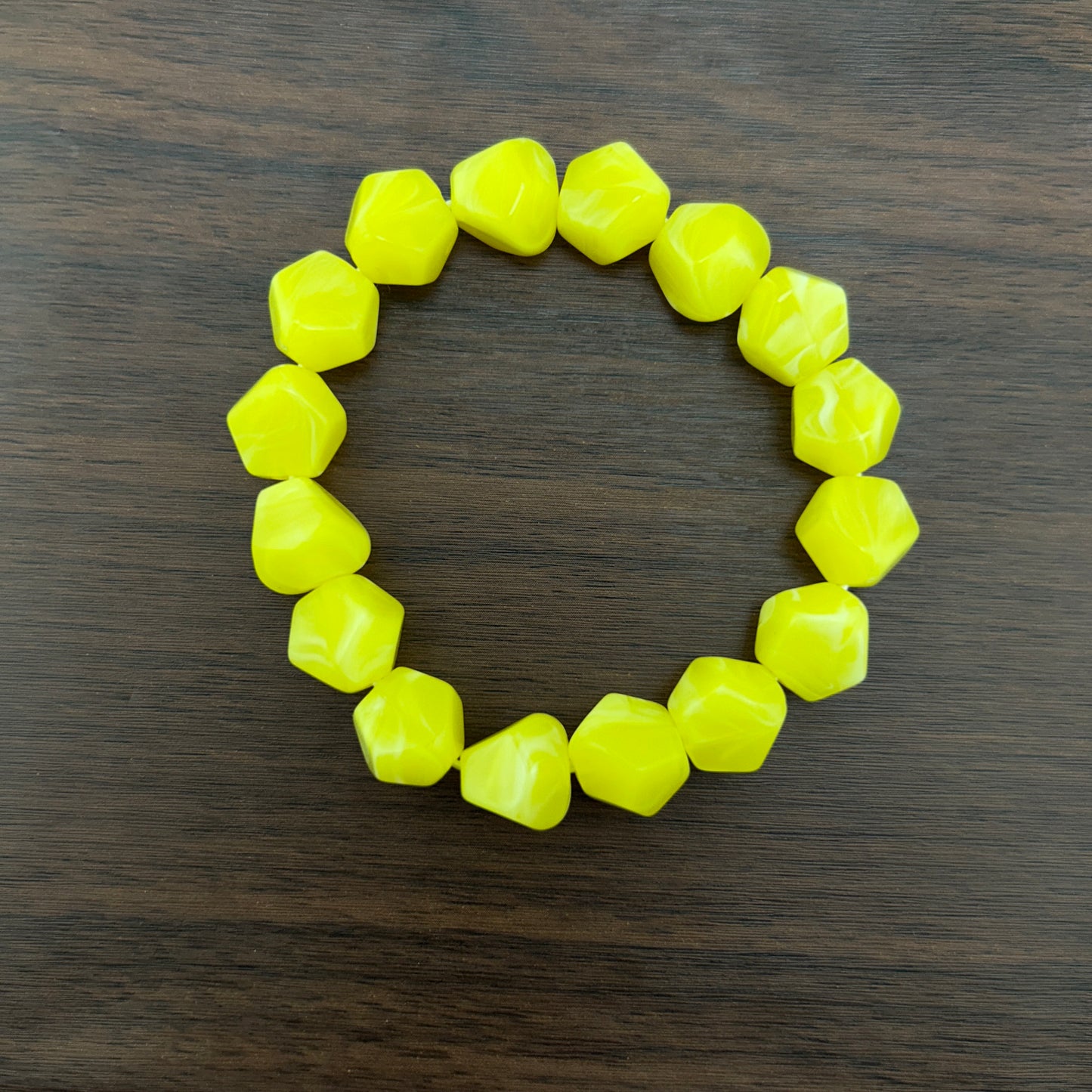 Yellow bracelet