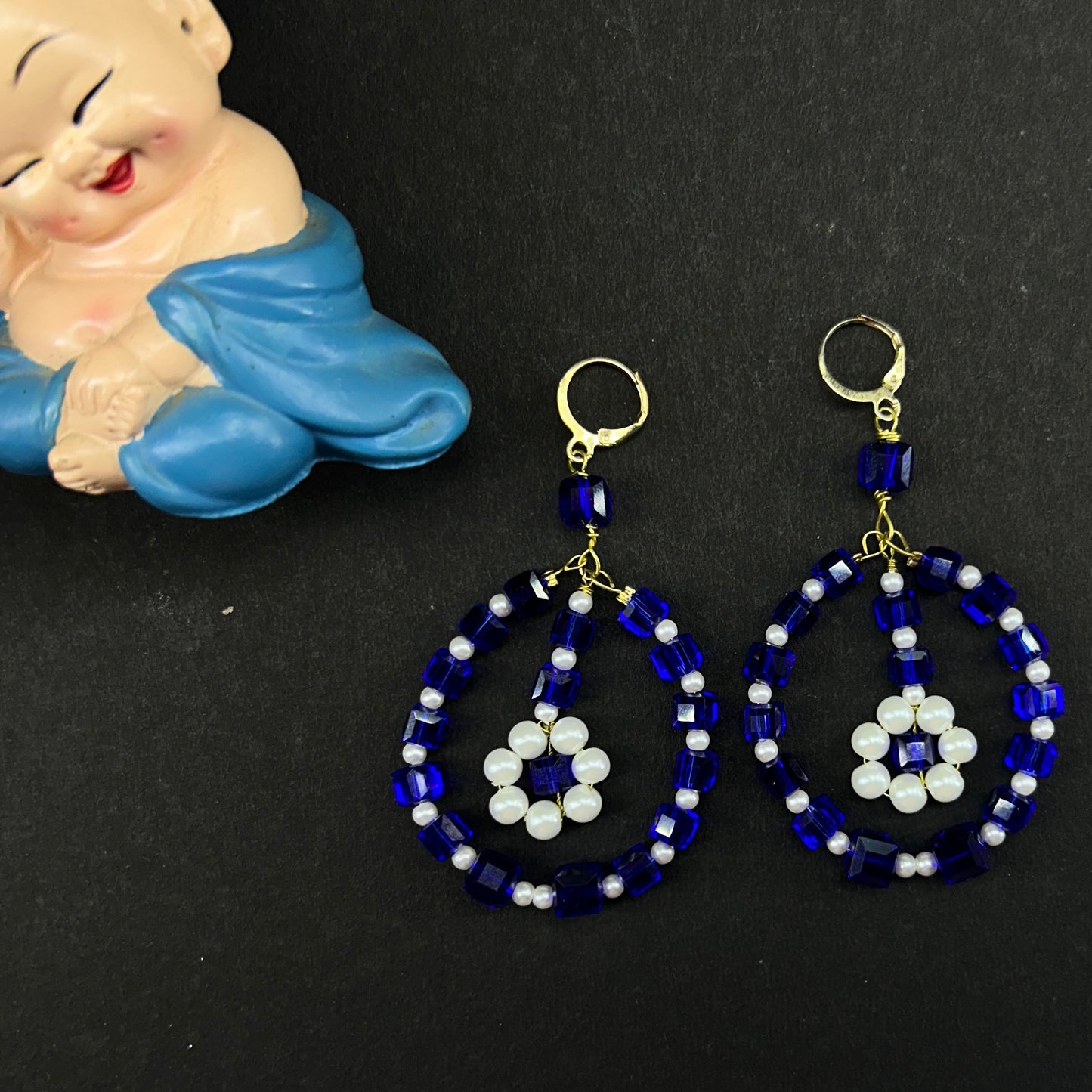 Beautiful blue dangles