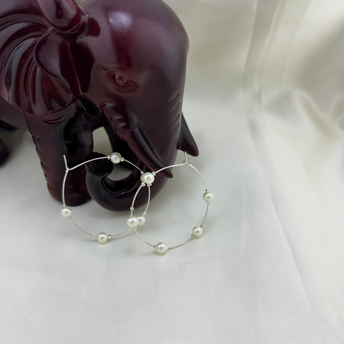 Pearl earrings