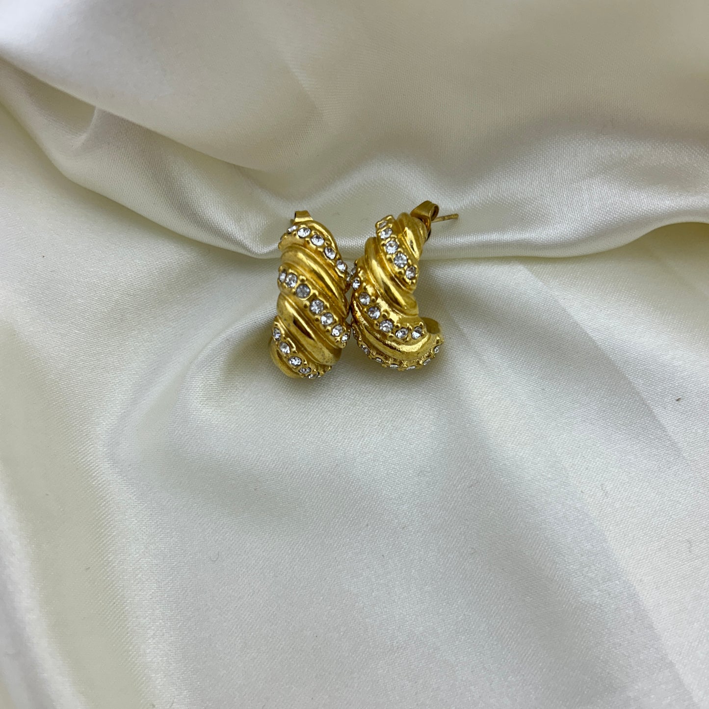 Croissant ear cuffs - hoop earrings