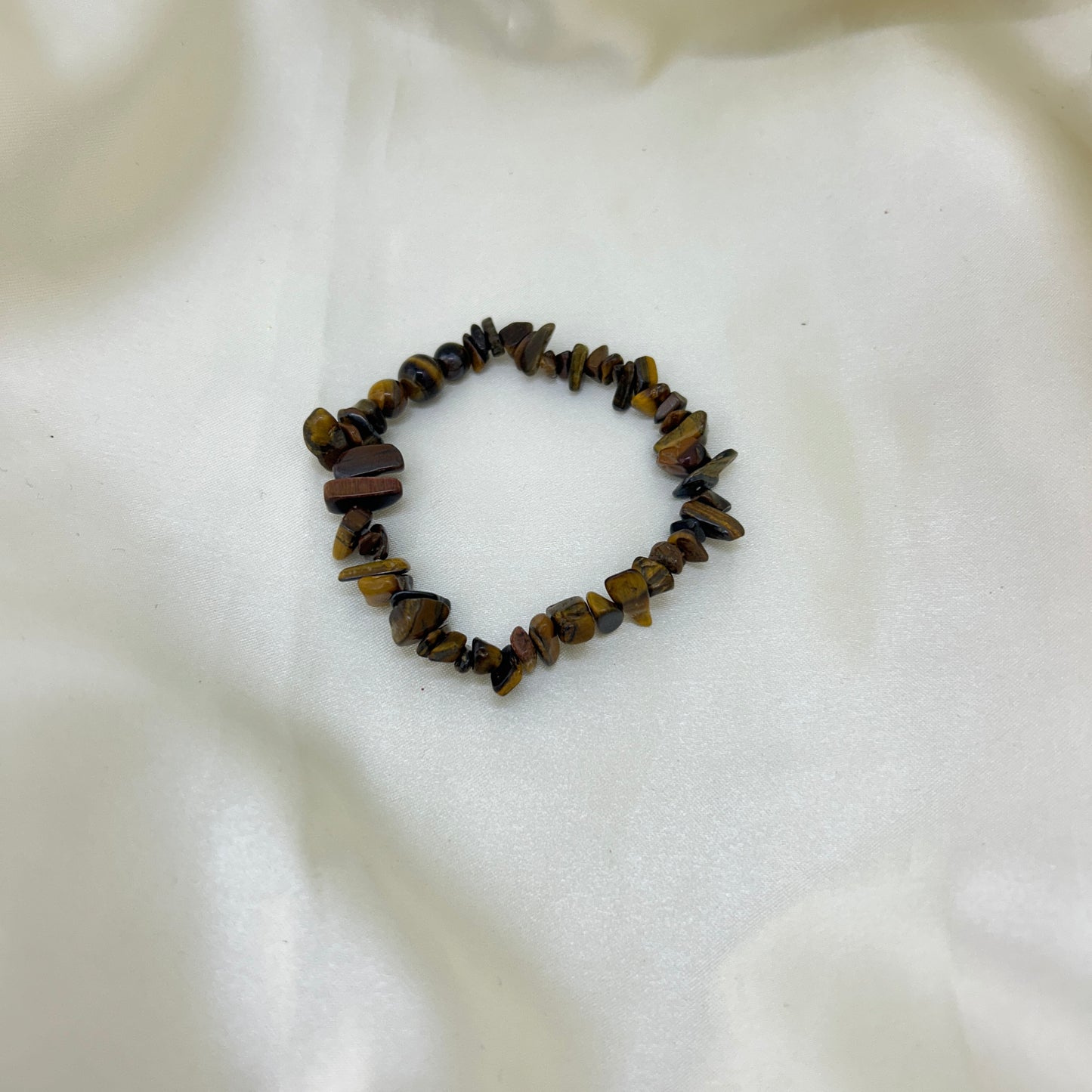 Tiger eye uncut and raw Energy bracelet (protection and focus)