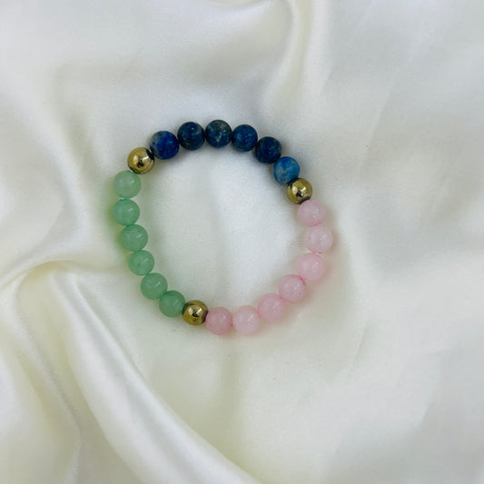 Taurus (Vrishabha) Rashi Astrology Bracelet – Natural Gemstones- The Grounded Protector