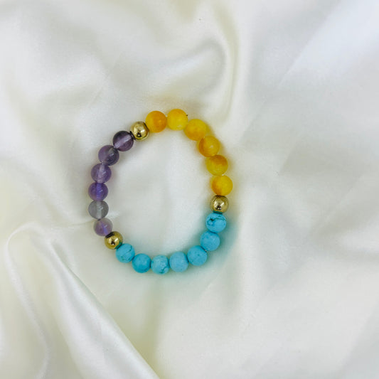 Sagittarius (Dhanush) Rashi Astrology Bracelet – Natural Gemstones - The Freedom Spirit