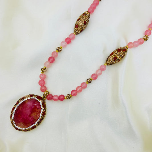 Blush Oval Pendant Haara