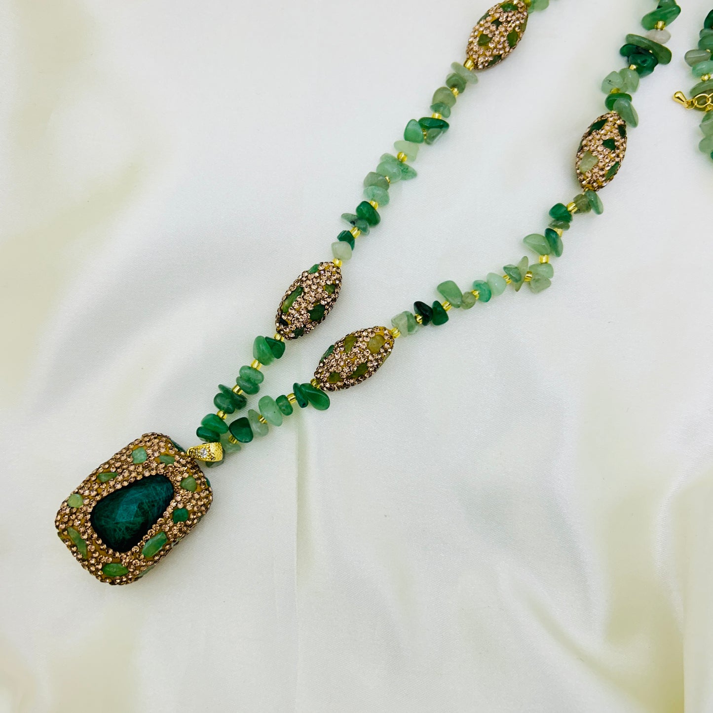 Emerald Grace Reversible Pendant Haara