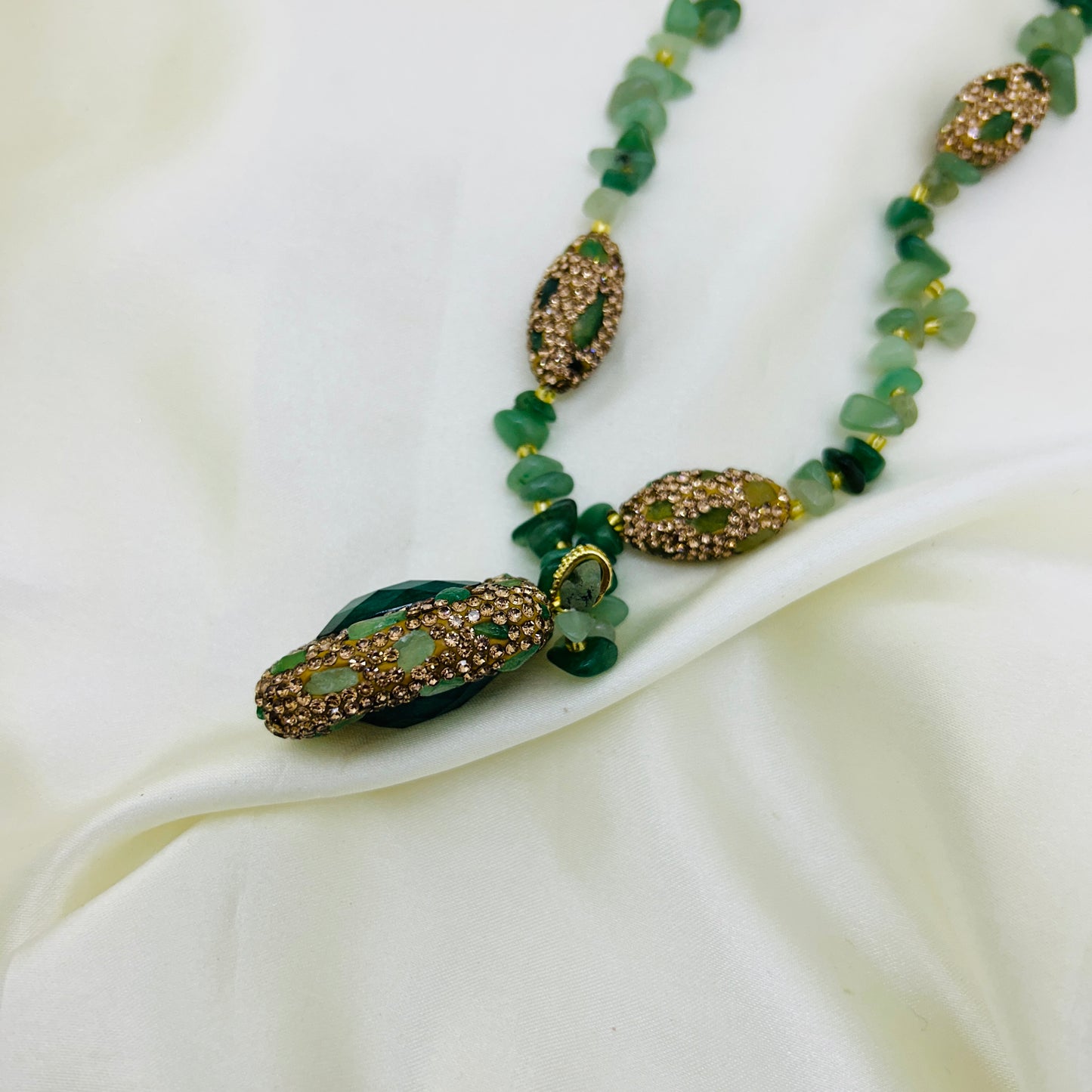 Emerald Grace Reversible Pendant Haara
