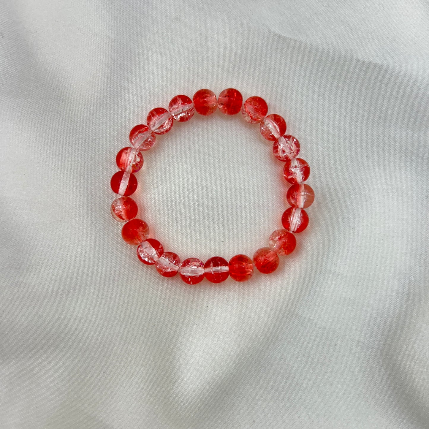 CRACKELED BEADED BRACELET