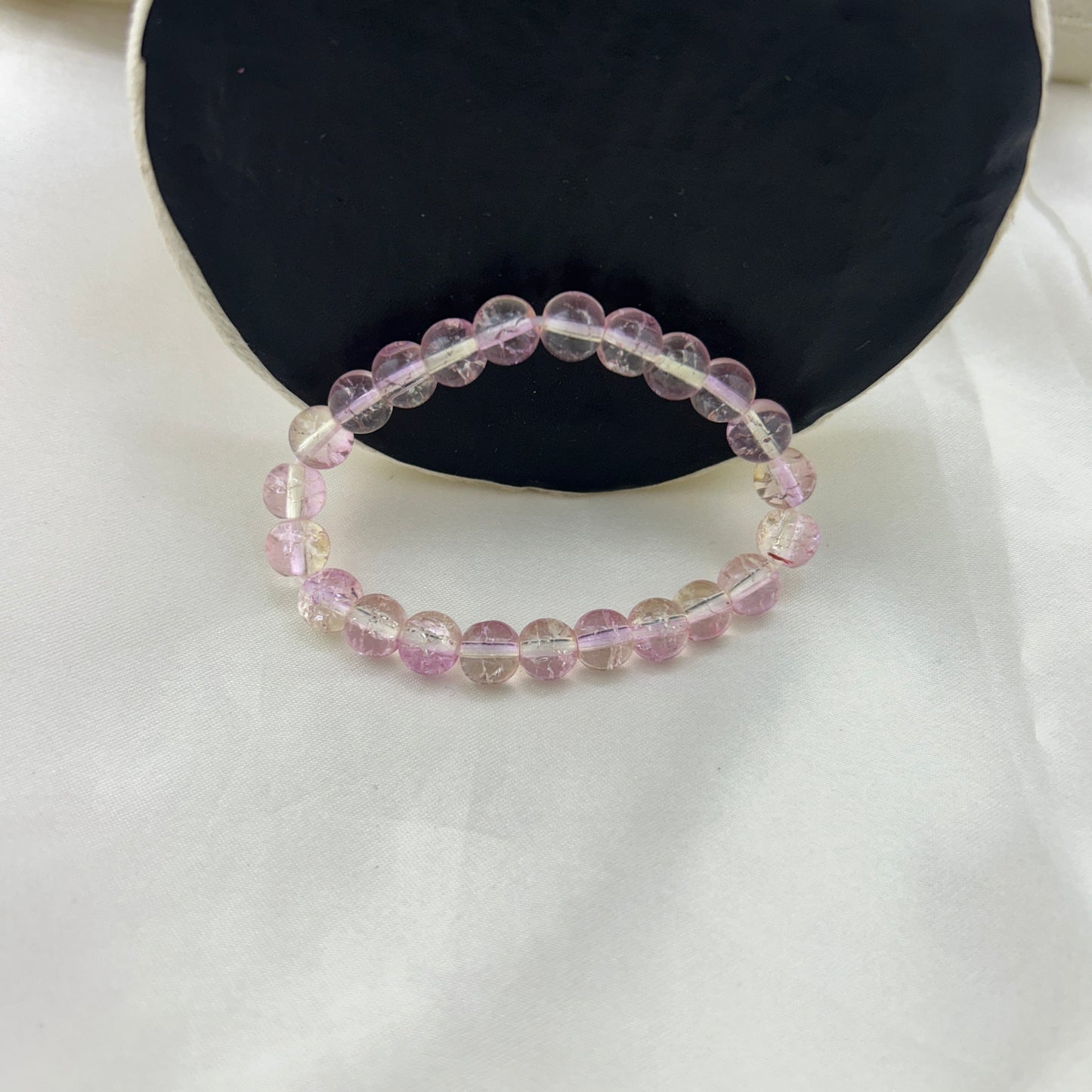 CRACKELED BEADED BRACELET