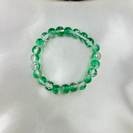 CRACKELED BEADED BRACELET