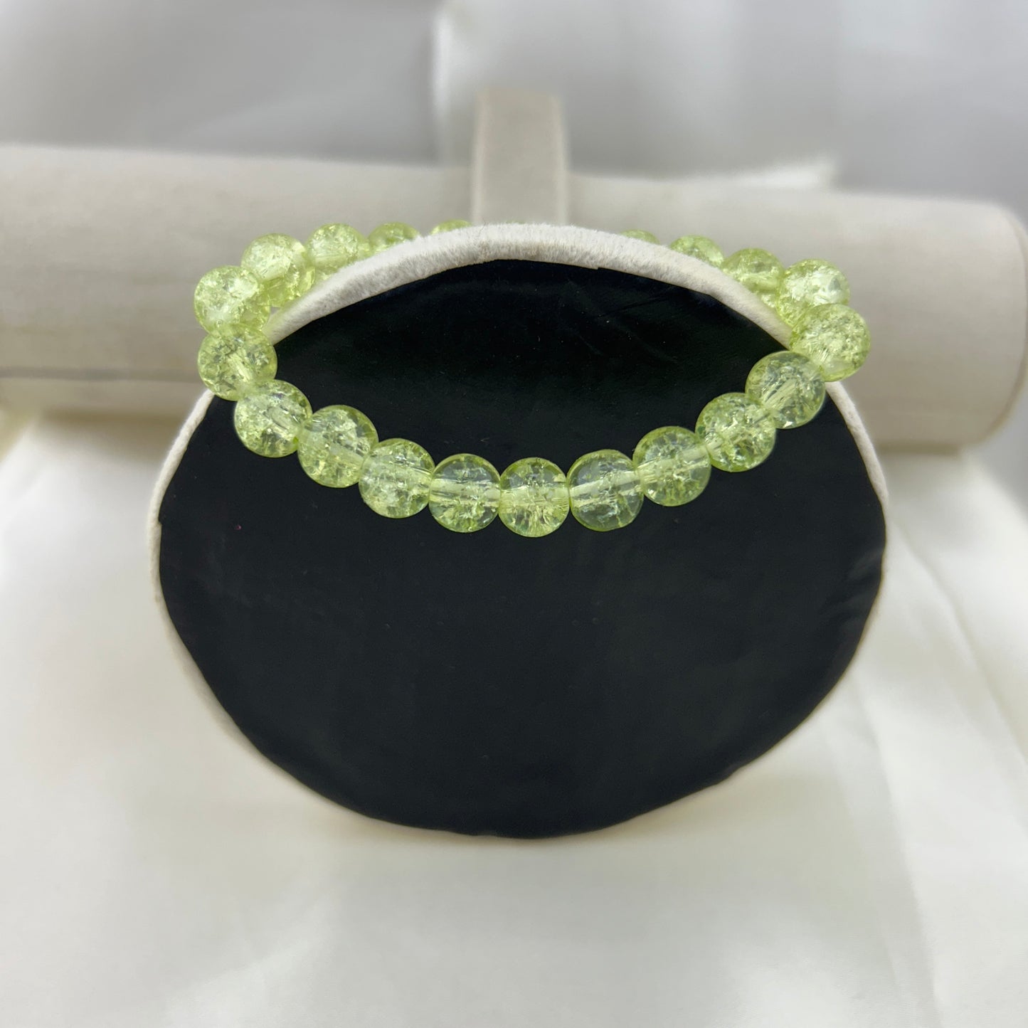 CRACKELED BEADED BRACELET
