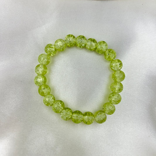 CRACKELED BEADED BRACELET