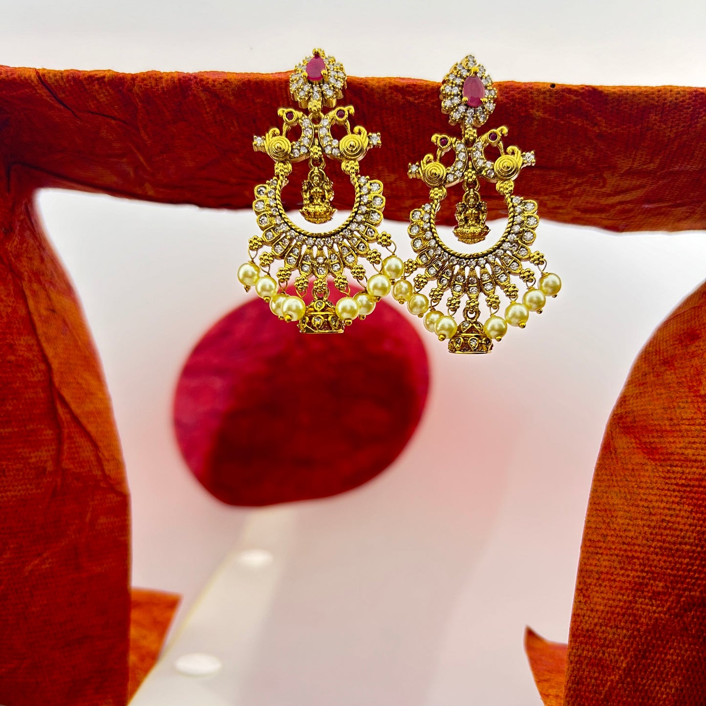 Lakshmi chandelier earrings