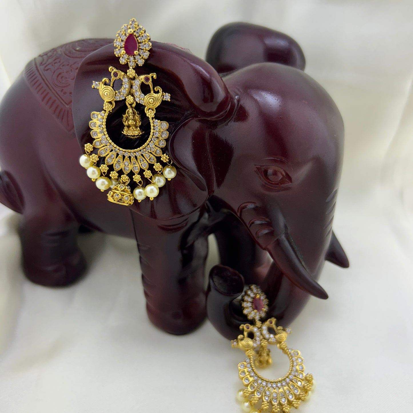 Lakshmi chandelier earrings