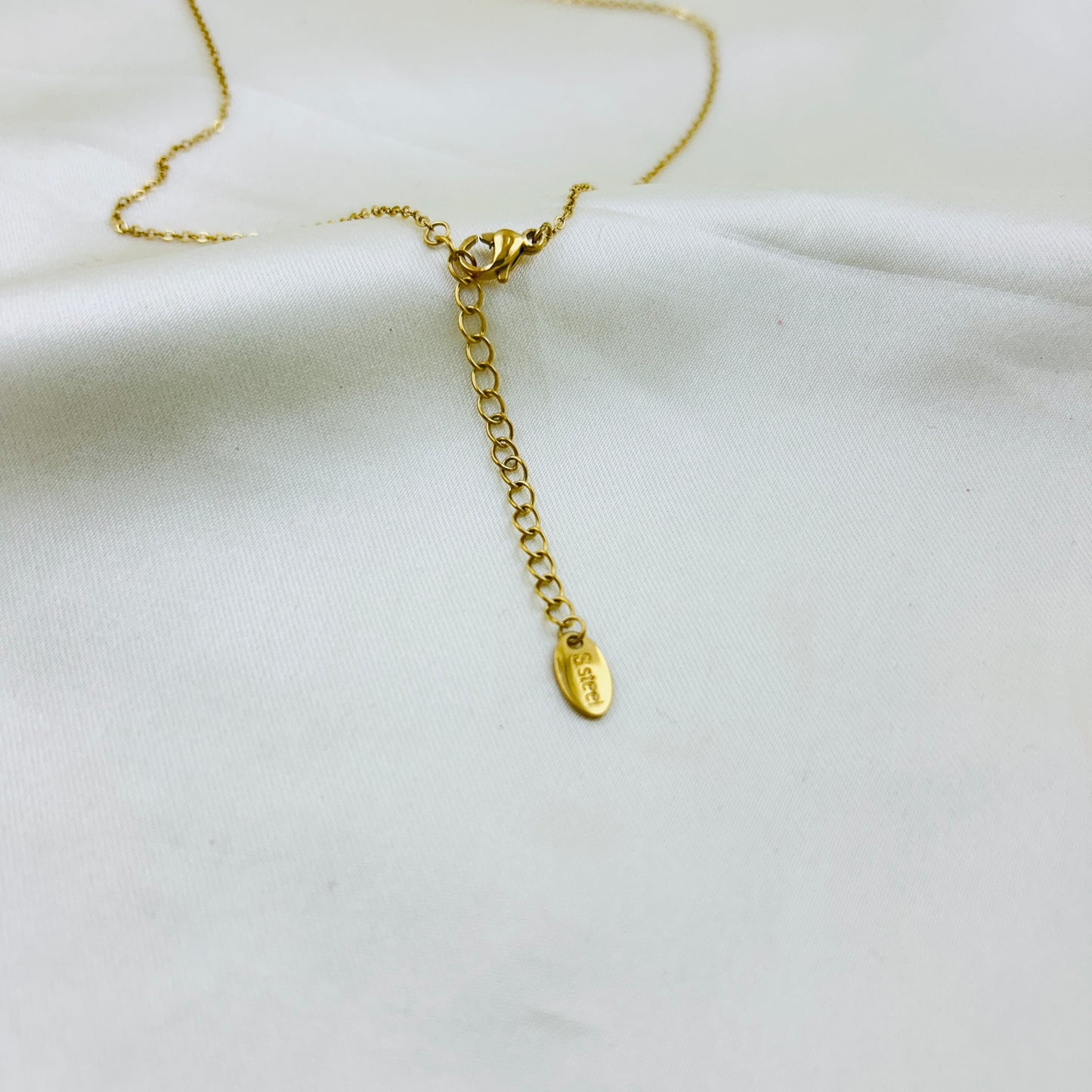 Mommy and baby heart pendant - demifine necklace