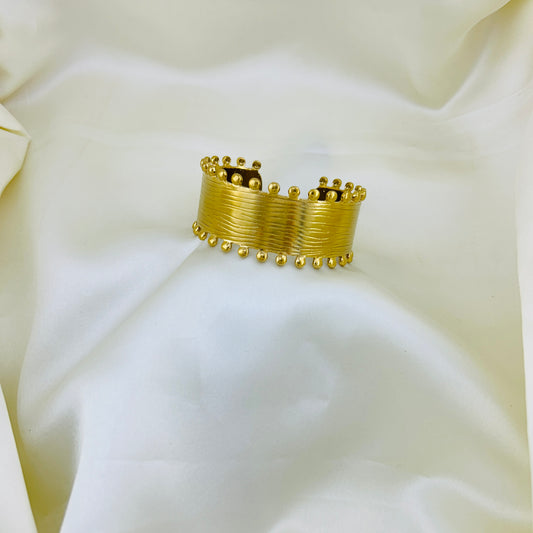 Golden cuff bracelet - kada