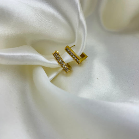 Stylish rings - hoop earrings