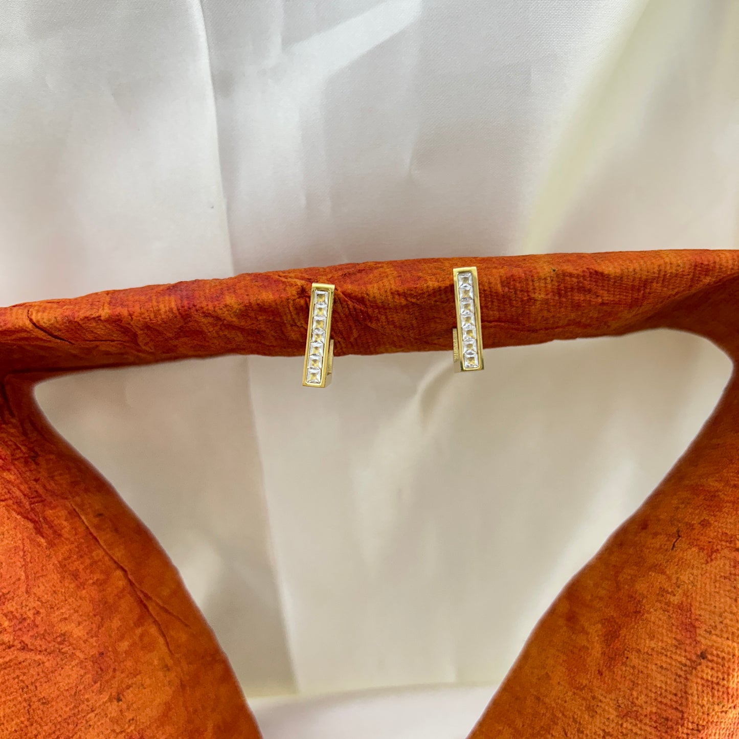 Stylish rings - hoop earrings