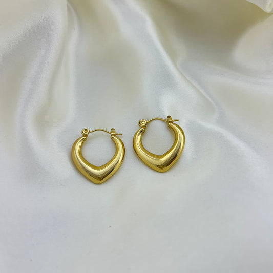 Minimal rings - hoop earrings
