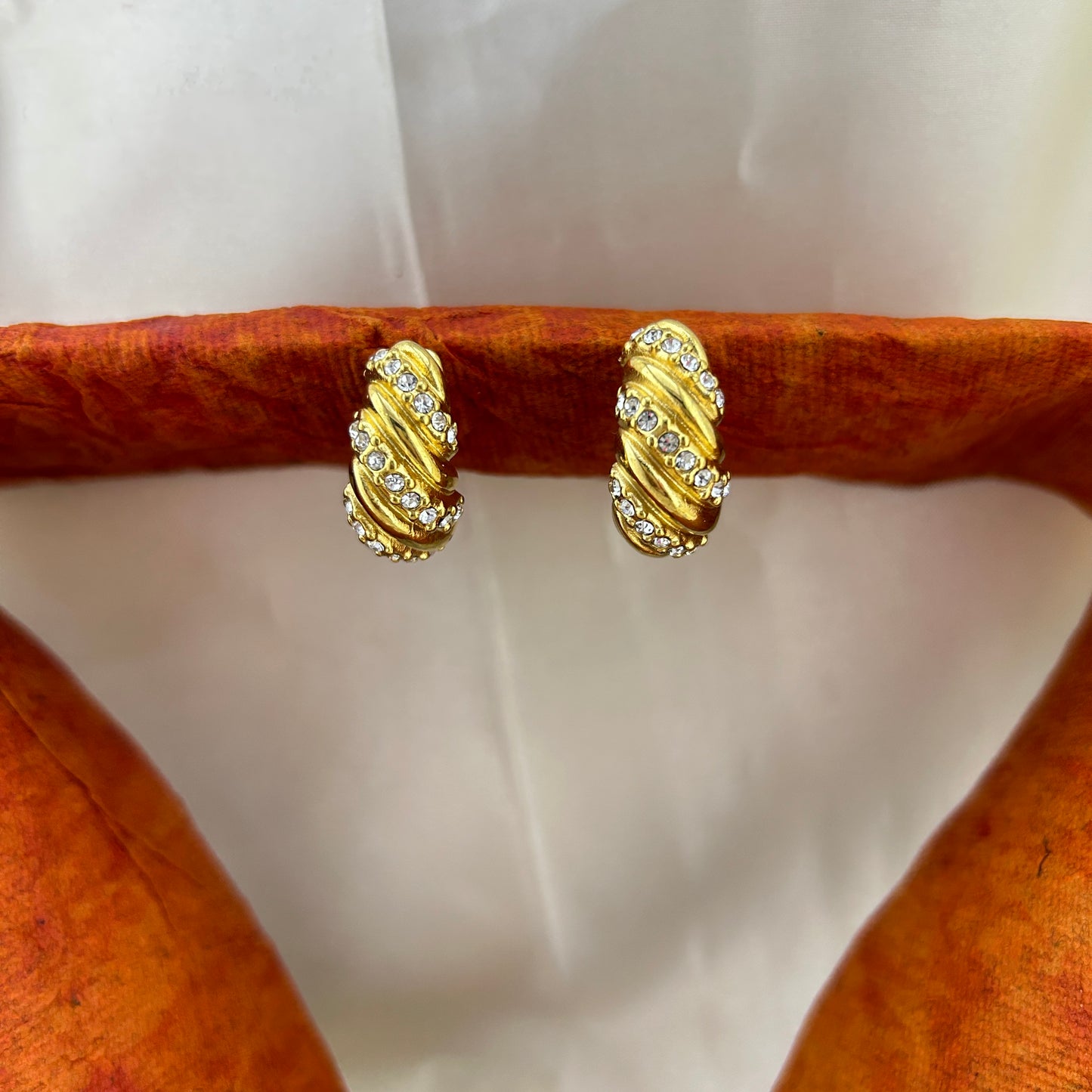 Croissant ear cuffs - hoop earrings