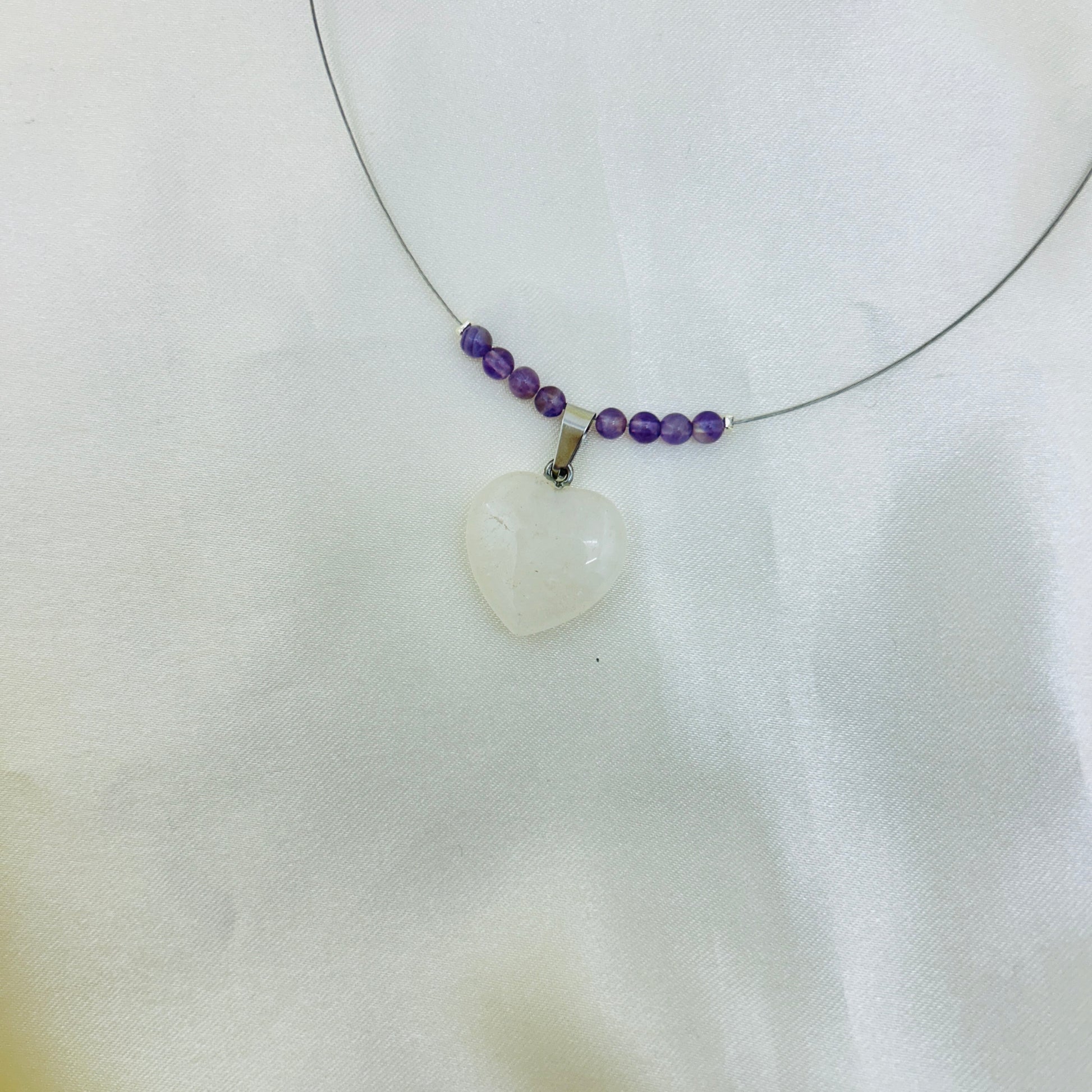 natural moonstone heartstone